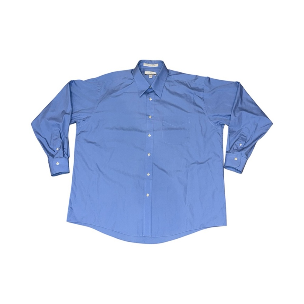 Classic Blue Men's Dress Shirt
